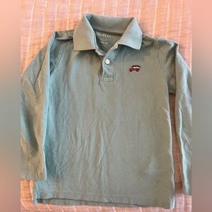 Jcrew Kids Long Sleeve Christmas Polo Shirt